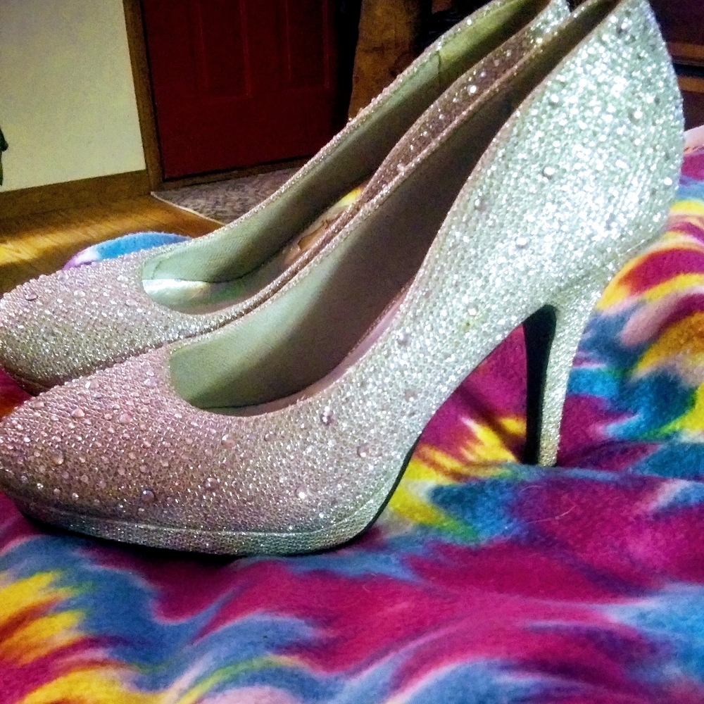 Diamond prom/formal highheels